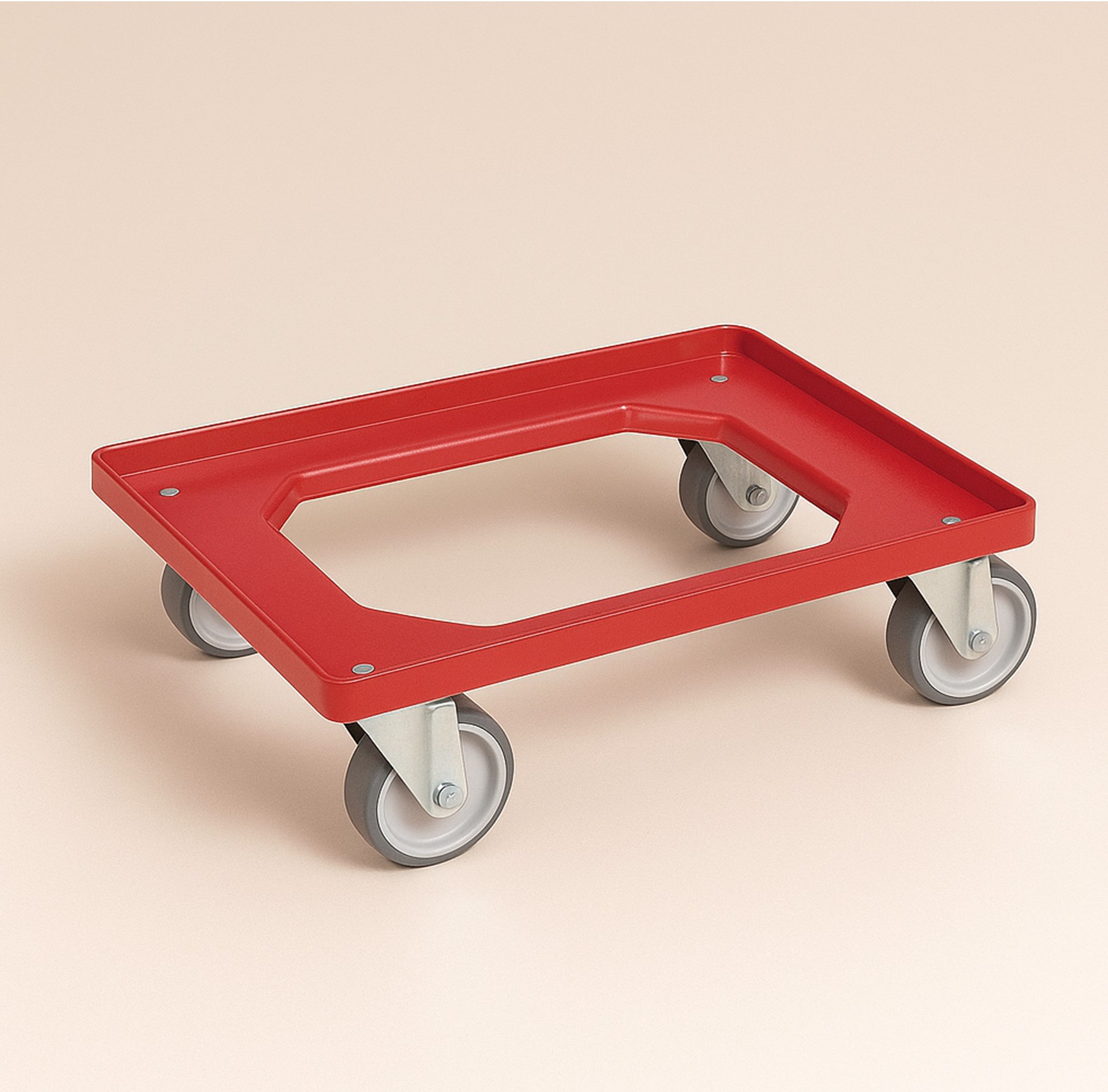 Rollwagen mit 4 Lenkrollen