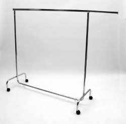 Konfektionsständer starr chrom, B 1440mm Konfektionsständer starr chrom, B 1440mm