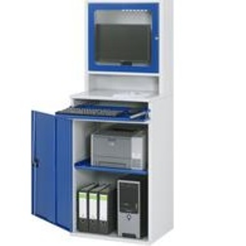 Computerschrank mit Monitorgehäuse Computerschrank mit Monitorgehäuse
