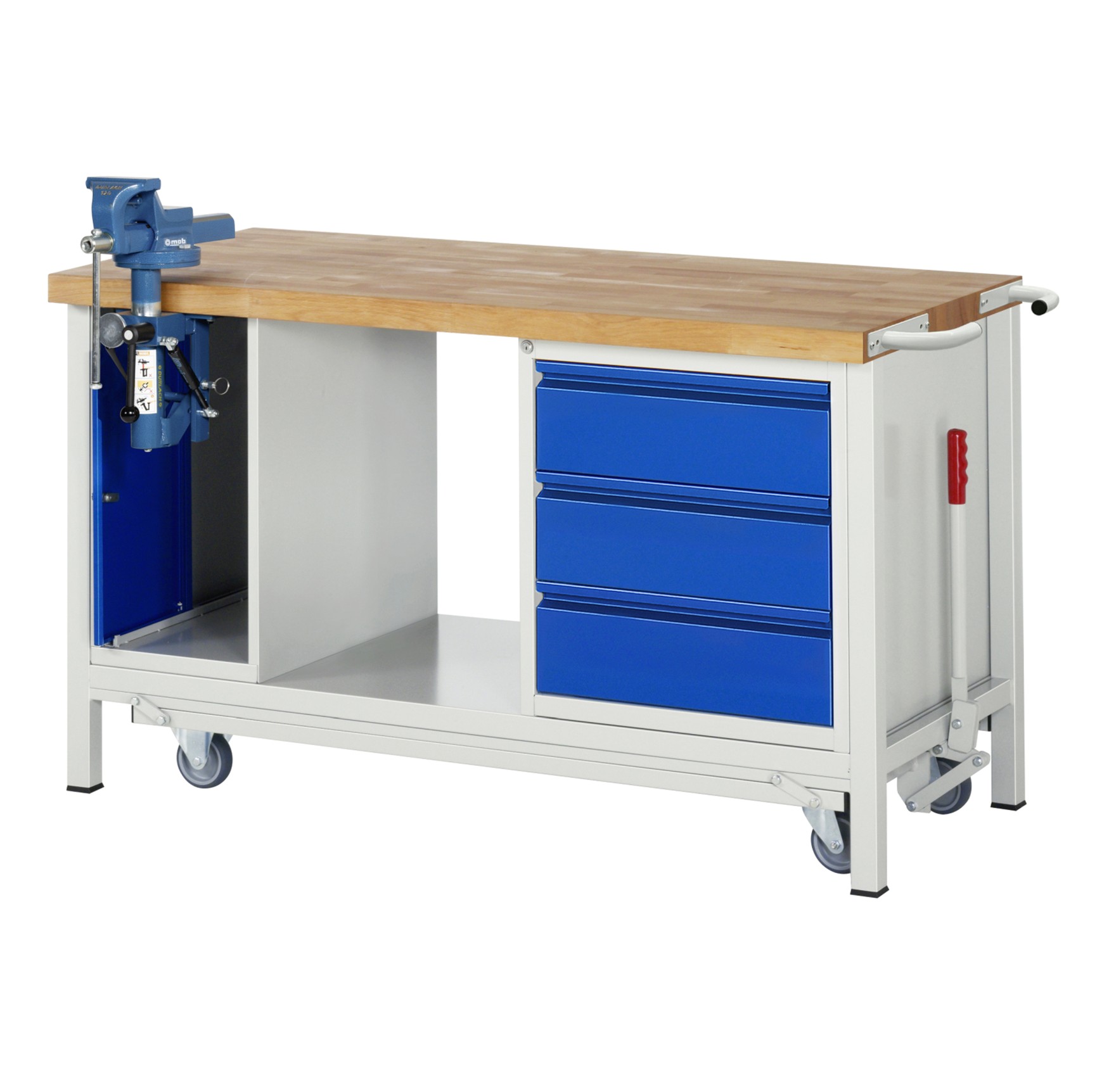 Absenkbare Werkbank 8183 BASIC - Breite 1,5 m