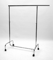 Konfektionsständer, höhenverstellbar chrom, B 1000mm Konfektionsständer, höhenverstellbar chrom, B 1000mm