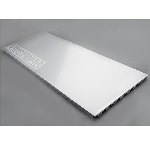 Rückwand glatt, weißaluminium RAL 9006 Rückwand glatt, weißaluminium RAL 9006