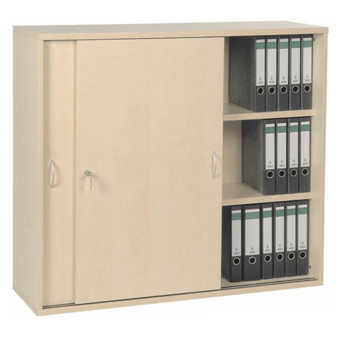 Schiebetürenschrank ahorn/grau Schiebetürenschrank ahorn/grau