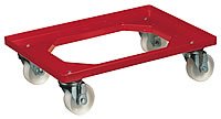 Rollwagen mit 4 Lenkrollen, ca. 600 x 400 mm